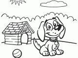 Dog Drawing to Colour Cartoon Coloring Pages Colouring Pinterest Colorir Desenhos