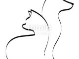 Dog S Tail Drawing Vetor Cat and Dog Logo Patterns Cats Dog Cat Dogs