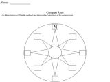 Draw A Compass Rose with Cardinal and Intermediate Directions Blank Compass Rose Worksheet Image Group 86