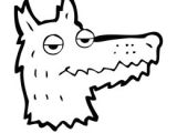 Draw Cartoon Wolf Head Cartoon Wolf Head Stock Vector Royalty Free 166415006 Shutterstock