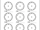 Draw Hands Quarter to and Past Math Worksheets Telling Time to the Half Hour