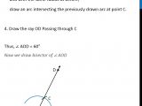 Drawing 60 Degree Angle Compass Ex 11 1 3 Construct Angles I 30 Ii 22 1 2 Iii 15 Class 9