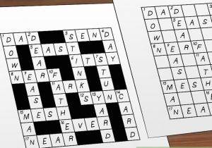 Drawing 7 Crossword How to Make Crossword Puzzles 15 Steps with Pictures Wikihow