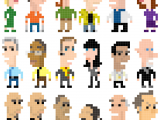 Drawing 8 Bit Breaking Bad Characters as 8 Bit Pixel Art Pixel Art Breaking