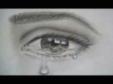 Drawing A 3d Eye Realistic Eye with Teardrop Drawing Time Lapse Youtube Alasadi