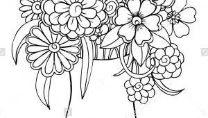 Drawing A Bouquet Of Flowers Vector Bouquet Of Flowers In A Vase Art Draw Flowers and Plants