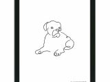 Drawing A Cartoon Boxer Boxer Line Drawing Framed Wall Art Boxer Art and Gifts