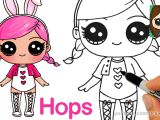 Drawing A Cartoon Bride How to Draw A Lol Surprise Doll Hops Youtube