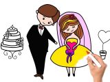 Drawing A Cartoon Bride Wedding Bride and Groom Coloring Book How to Draw Set for Wedding