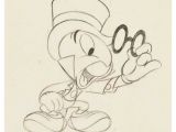 Drawing A Cartoon Cricket Bruce Smith Animator Jiminy Cricket From Pinocchio 1940 by Ward