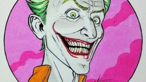Drawing A Cartoon Joker Joker Marker and Ink Illustration for tonight Hope You Like It