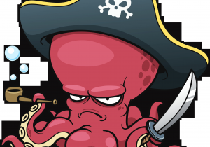 Drawing A Cartoon Octopus Octopus Pirate the Art Of Funky Octopus Drawings Pirates