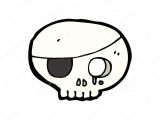 Drawing A Cartoon Skull Weinen Pirate Skull Cartoon Stockvektor A C Lineartestpilot 13571050