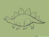 Drawing A Cartoon T-rex 5 Ways to Draw Dinosaurs Wikihow