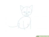 Drawing A Cat Body 4 Ways to Draw A Kitten Wikihow