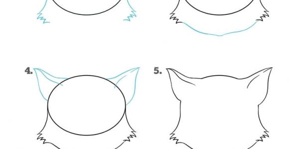 Drawing A Cat for Beginners How to Draw A Cat Face Really Easy Drawing Tutorial Malen