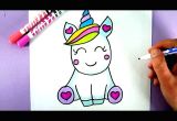 Drawing A Cute Unicorn How to Draw A Super Cute and Easy Unicorn Youtube Draw In 2019