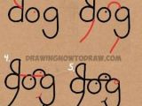 Drawing A Dog From the Word How to Draw A Dog From the Word Dog Easy Step by Step Drawing