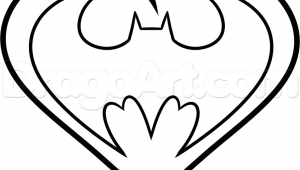 Drawing A Heart Symbol How to Draw A Batman Heart Step 5 Svg Files Pinterest Drawings