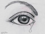 Drawing A Sad Eye Crying Eye Sadness Sketch Falling Tears Drawings Pencil