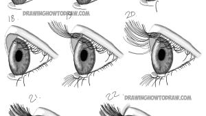 Drawing An Eye Step by Step How to Draw Realistic Eyes From the Side Profile View Step by Step