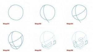 Drawing Anime Characters Step by Step Step by Step Drawing Tutorial for Luffy From One Piece Drawing In