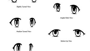 Drawing Anime Eyes Tutorial Anime Eyes Drawn From Different Angles Drawing Tipsa A Official