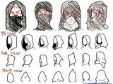Drawing Anime Face 3 4 How to Draw A Hood Mask Text How to Draw Manga Anime How to Draw