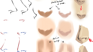Drawing Anime Noses Front View Drawing Anime Noses by Moni158 Deviantart Com Art Drawing