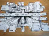 Drawing Birds Eye View City How to Draw One Point Perspective 3d Illusion High Rise