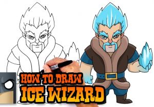Drawing Cartoon 2 Full Pro How to Draw Ice Wizard Clash Royale Youtube