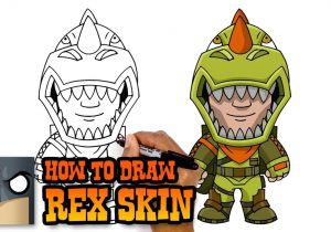 Drawing Cartoon 2 Full Pro How to Draw Rex Skin fortnite Art Tutorial Youtube