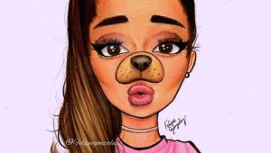 Drawing Cartoon Ariana Grande Lilmoonlightbae This Cartoon Omg O by Felipeegonzalez On Insta