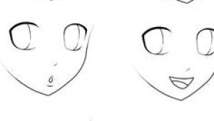 Drawing Cartoon Human Face Anime Style Heads Drawing Not Mine Madambabeartsycraftsy In