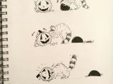 Drawing Cartoon Ring Inktober Day 3 A Raccoon Gets In some Trouble Swipe for More Comic