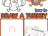 Drawing Cartoons Instructions How to Draw A Turkey Easy Peasy and Fun Drawings Crafts for