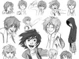 Drawing Cartoons Wassabi Hiro by Jin Kim Big Hero 6 Disney Facialexpressions Anime In