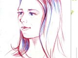 Drawing Cute Girl Faces Drawing Portrait Of Young Woman Female Face Sketch Of Beautiful