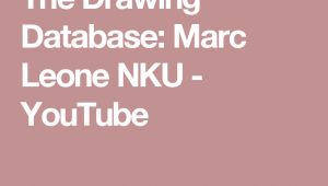 Drawing Database Youtube the Drawing Database Marc Leone Nku Youtube Drawing Drawings