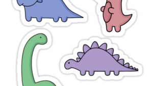 Drawing Dinosaurs Tumblr Dinosaur Illustrations Sticker by Bloemsgallery Accessories and
