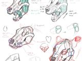 Drawing Dog Skull Dog Skull How to Draw Drawings Art Art Reference