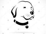 Drawing Dog Skull Vector Image Labrador Dogs Head On Stock Vector Royalty Free