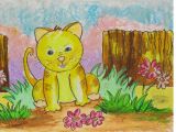Drawing Dogs Youtube Easy Scenery Drawing How to Draw A Cat In the Garden Step by Step