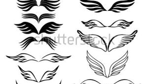 Drawing Easy Angel Wings How to Draw Angel Wings Step by Step Easy Ba Otnik Obrazy Stockowe