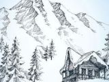 Drawing Easy Hut 617 Best Mountain Sketch Images In 2019 Charts Drawings Mountain