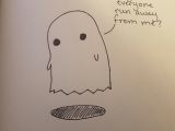 Drawing Easy Marker Art Doodle Ghost Pencil Drawings Sad Easy Simple Marker Pen