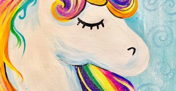 Drawing Easy Rainbow How to Paint A Rainbow Unicorn Easy Kids Painting Ideas
