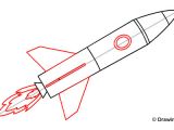 Drawing Easy Rocket How to Draw A Rocket Ship Tutorial