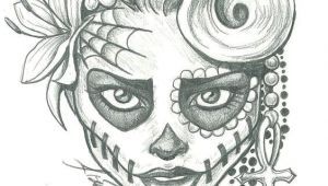 Drawing Easy Skeleton Sugar Skull Lady Drawing Sugar Skull Two by Leelab On Deviantart