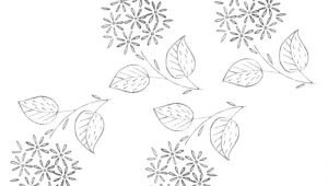 Drawing Embroidery Flowers Free Embroidery Pattern A Bunch Of Little Flowers Needle Thread